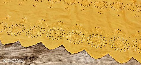 Textil - Madeira -Horčicová X - cena za 10 centimetrov - 13487887_