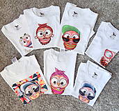 Detské oblečenie - OčiPuči tričká z rýchloschnúceho materiálu - výpredaj posledných 7 kusov za zvýhodnenú cenu - 13491239_