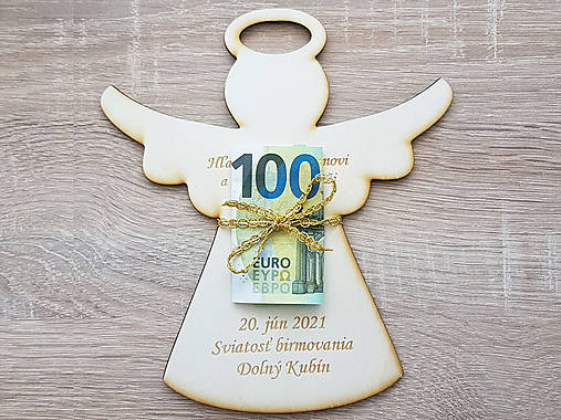 Dar na birmovku výška 20cm s venovaním na mieru