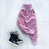 Detské oblečenie - Softshellové nohavice staroružové prechodné (letné) - 13491653_