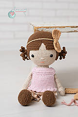 Hračky - Bábika s oblečením v obojstrannom bavlnenom vrecku - 13492673_
