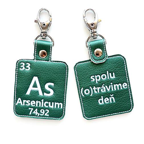 Kľúčenky - Kľúčenka prvok As-spolu (o)trávime deň (sk) - 13494041_