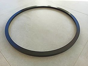 Rámiky - Kruhový rám čierny č.2225 74,4 cm - 13495921_