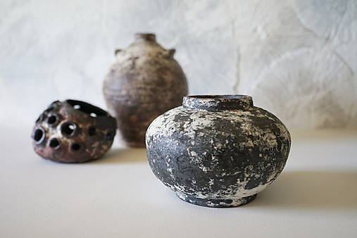  - Baňatá keramická váza - 13496122_