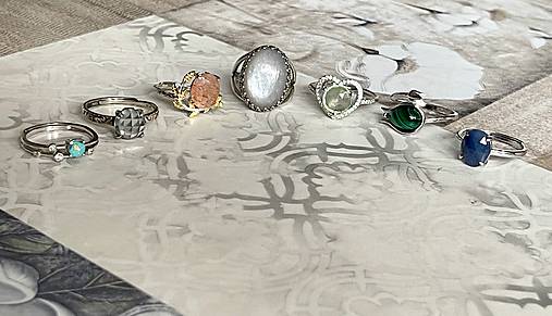 Sapphire Silver Ring AG925 / Jemný strieborný prsteň so zafírom