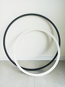 Rámiky - Kruhový rám čierny č. 2225 81,8 cm - 13499352_