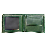 Peňaženky - Unisex peňaženka v zelenej farbe, ručne tamponovaná - 13501737_