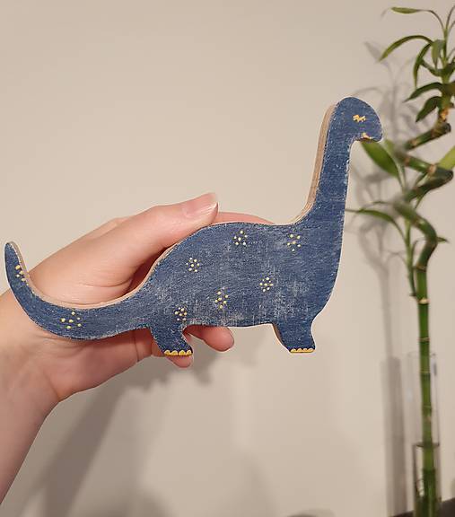 Hračky - Maľovaný dinosaurus - akrylovými farbami I. - 13502397_