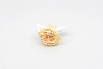 Svadobné pierka - Pierko krémové ruža - 13501025_