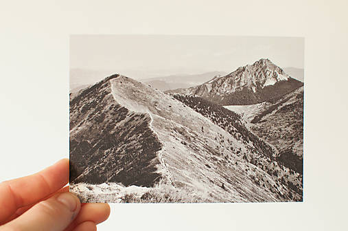 Papier - Pohľadnica - Západné Tatry (Na hrebeni) - 13502650_
