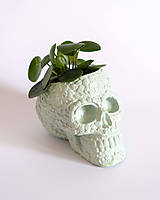 Sugar Skull dekoratívny obal na kvetináč (S) (Country zelenkavá)