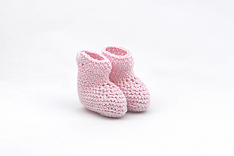 Detské topánky - VÝPREDAJ! Ružové papučky BIO BAVLNA - 13504533_