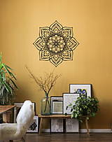 Dekorácie - Nálepka na stenu - Mandala - Kvet lásky - 13504440_