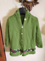 Detské oblečenie - Zelený kabátik - 13506274_