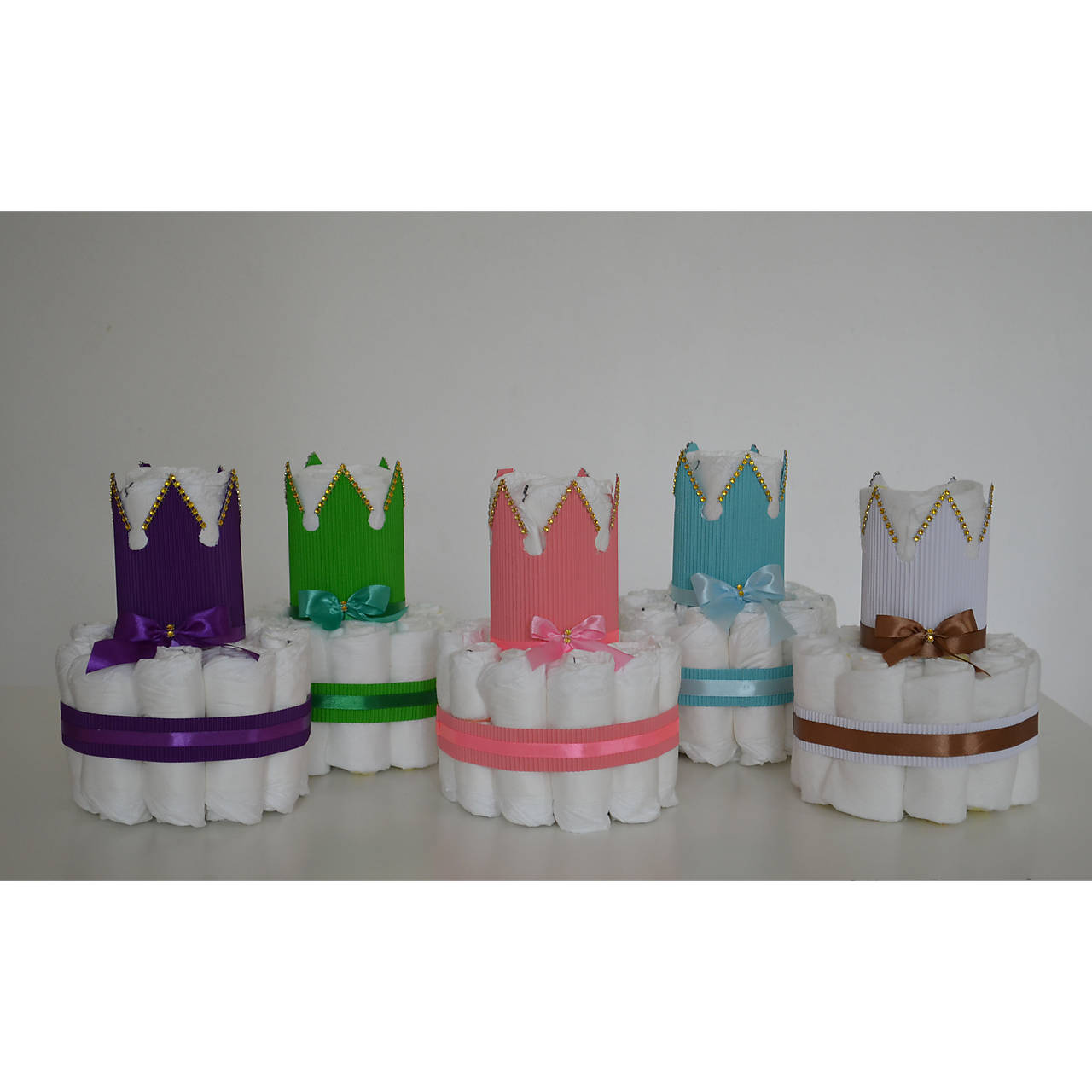 MINI plienkové torty (Veľkosť plienok č.6 (nad 15kg))