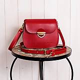 Malá kožená kabelka *Red*