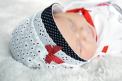 Detské čiapky - Baby čepiec Madeira Exclusive & krajka+ mašlička (.) - 13510189_