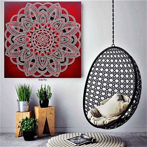 Obrazy - MANDALA RADOSTI,ŠŤASTNÉHO ŽIVOTA a LÁSKY❤️energetický feng shui obraz,originálny dar,talizman - 13511710_