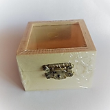 Polotovary - mini krabička so sklom - 13510280_