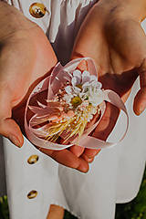 Náramky - Kvetinový náramok "nežná margarétka" - 13515150_