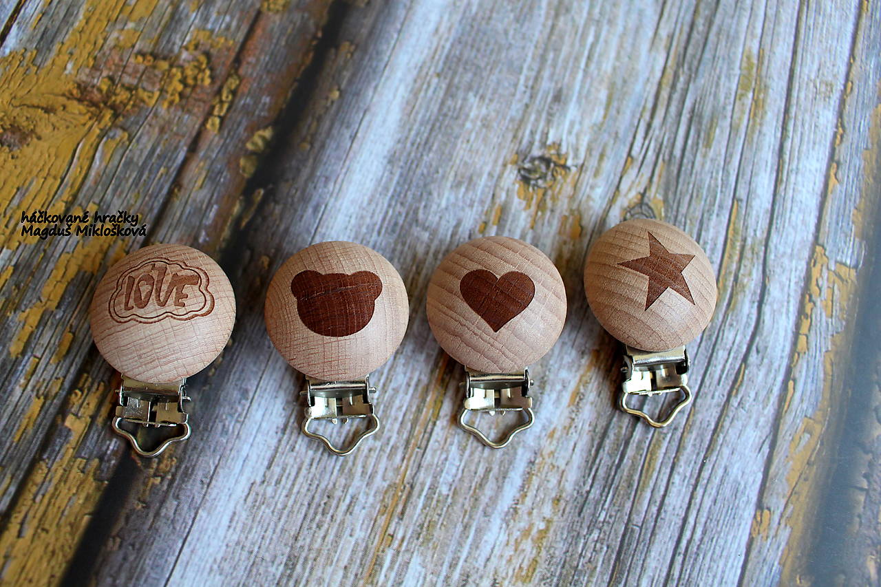 Klipsa pre handmade tvorbu s potlačou