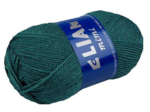 Galantéria - Pletacia priadza Elian (50g) - petrol - 13519014_