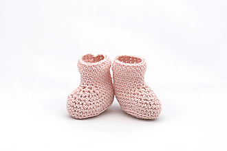 Detské topánky - Ružové papučky BAVLNA - 13520622_