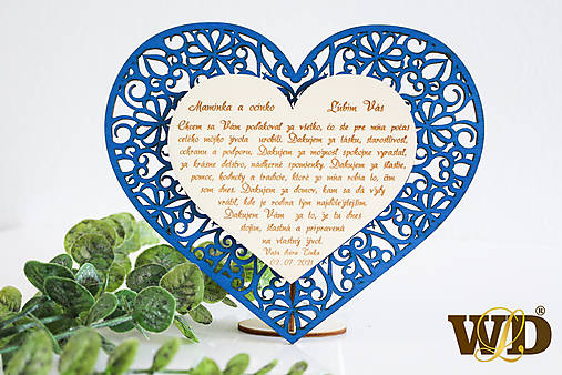 Tabuľky - Poďakovania rodičom FLOWER - 13523000_