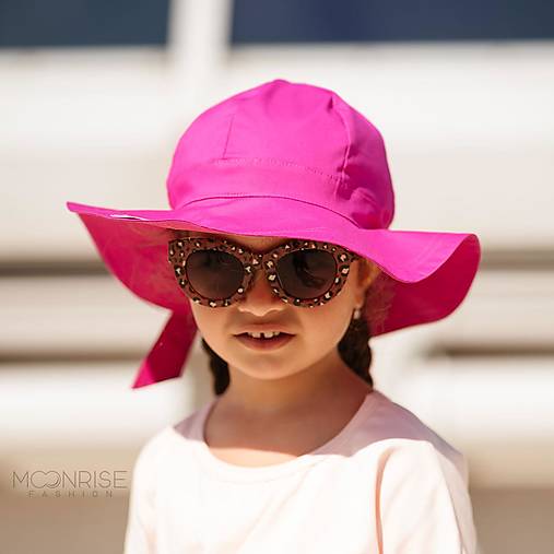 Detské čiapky - Detský klobúk fuchsia - 13531846_