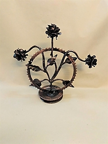 Dekorácie - Kované ruže - Jemná  industria - 13531757_