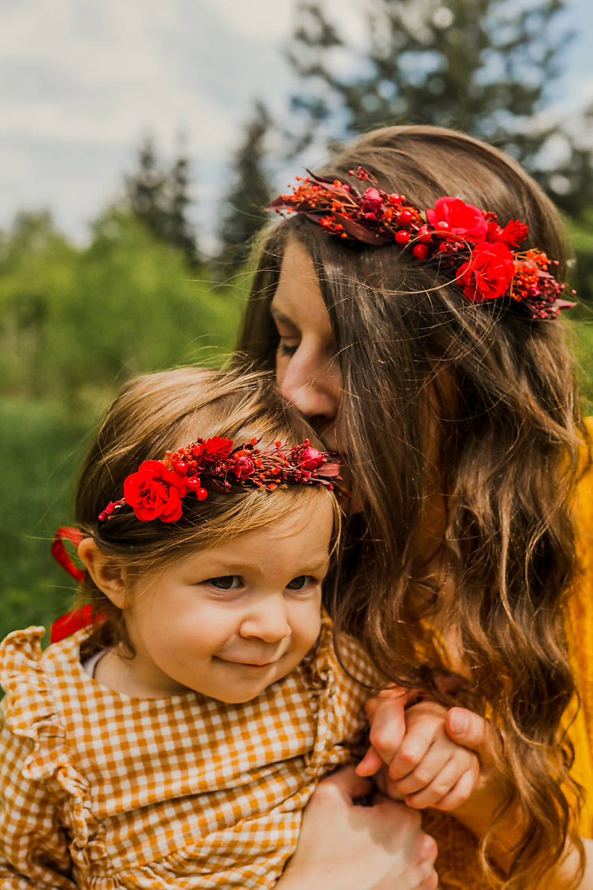 Set venčekov mama/dcéra "vášeň v srdci ukrytá"