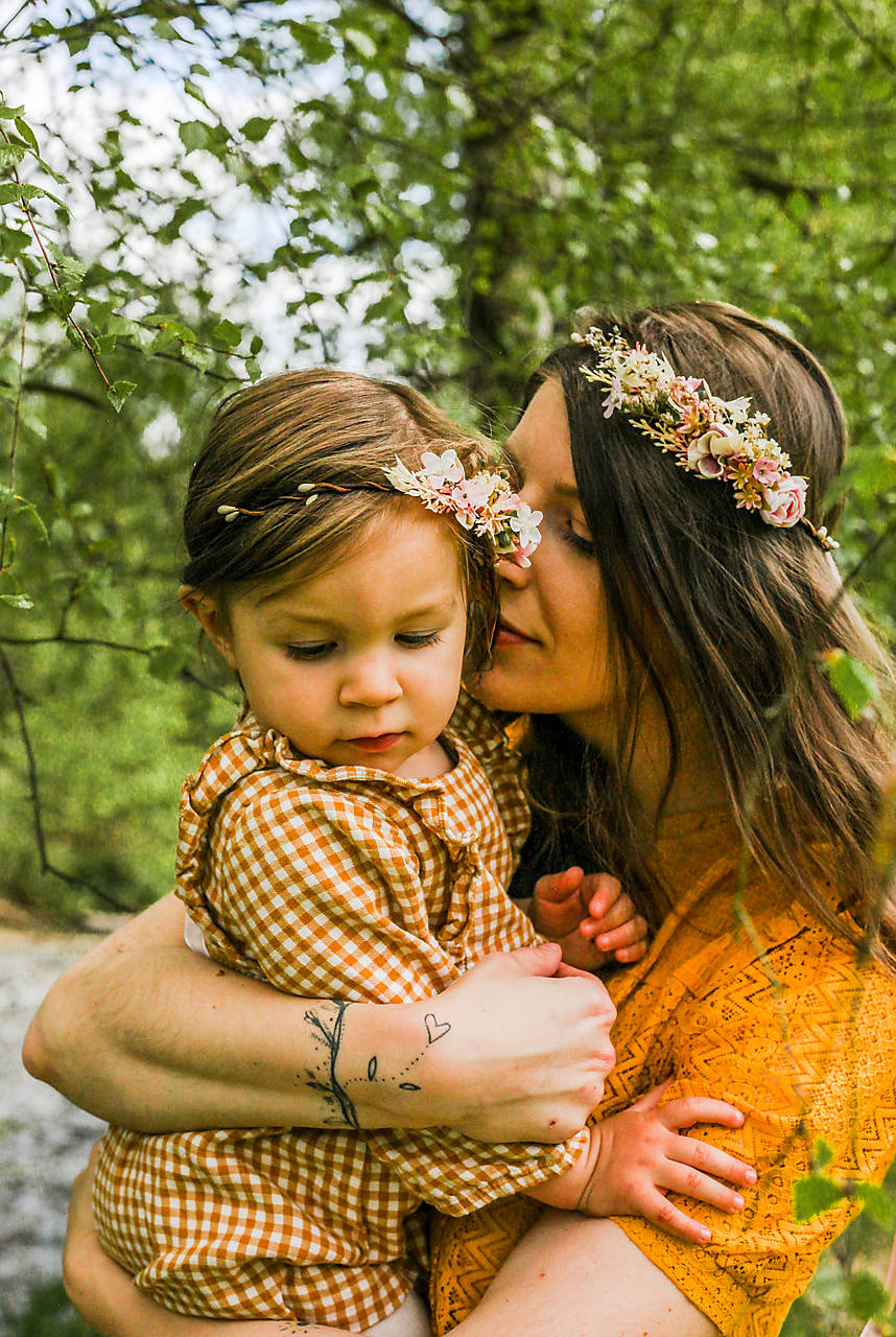 Set venčekov mama/dcéra "nádherný deň"