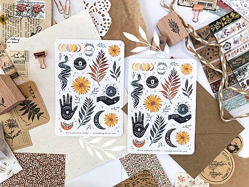 Papier - Samolepky "entangling of the sun" - 13533637_