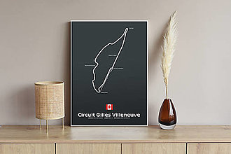 Dekorácie - Circuit Gilles Villeneuve (A3 (30x42cm)) - 13533358_