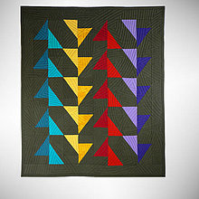 Úžitkový textil - Miniquilt trojuholníky - - 13535333_
