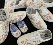 Ponožky, pančuchy, obuv - Svadobné plátenky - 13535696_