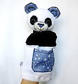 Hračky - Maňuška panda (na objednávku) - 13537168_