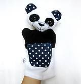 Hračky - Maňuška panda (na objednávku) - 13537169_