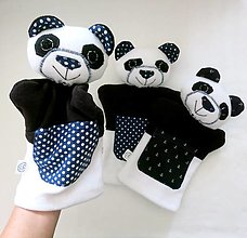 Hračky - Maňuška panda (na objednávku) - 13537134_