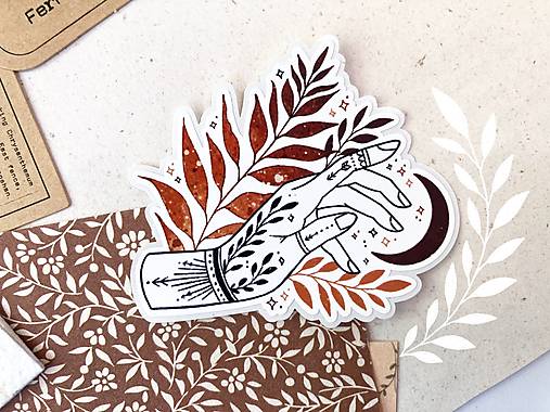 Papier - Samolepka "enchantment" - 13537143_