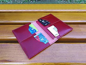 Peňaženky - Puzdro na cestovný pas a doklady - 13539104_