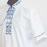 Pánske oblečenie - Polokošeľa klasik krátky rukáv (52 - Modrá) - 13541561_