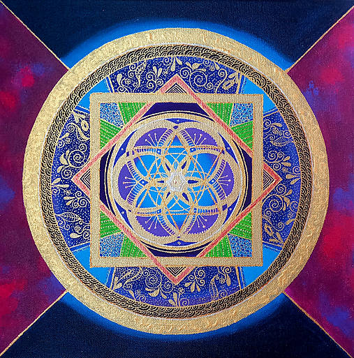 Obrazy - Mandala Viery - 13542003_