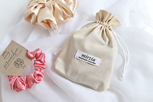  - Scrunchie vrecúško VÝPREDAJ - 13541342_