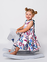 Detské oblečenie - Obojstranné šaty Xénia - 13541415_