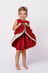 Detské oblečenie - Obojstranné šaty Lea - 13541424_