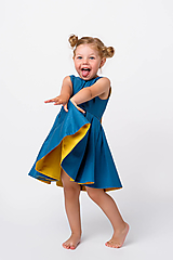 Detské oblečenie - Obojstranné šaty Sofia - 13541441_