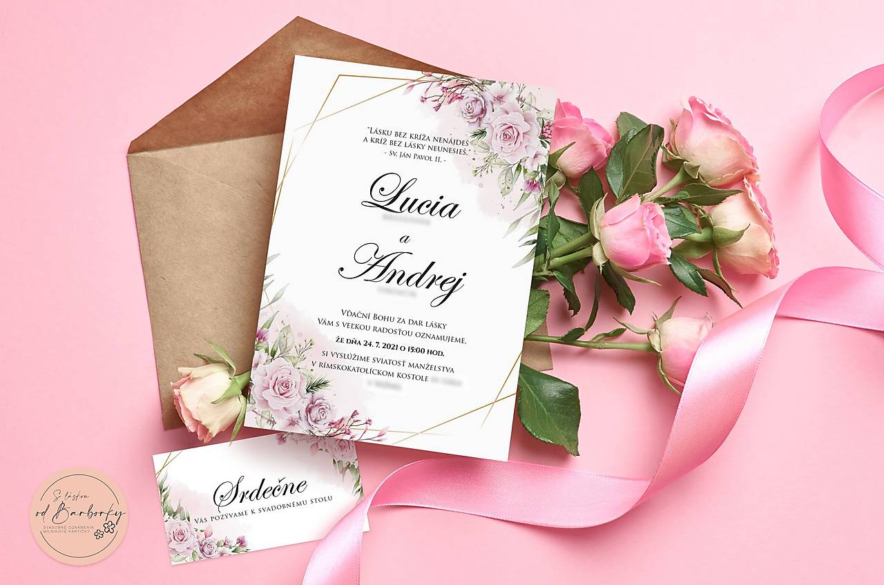 Svadobné oznámenie #75