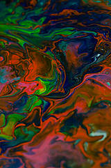 Obrazy - Rozruch - abstraktný obraz - acrylic pouring - 13543376_