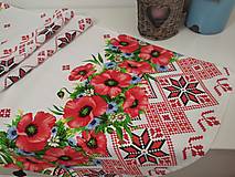 Úžitkový textil - Obrúsok maky - 13551068_